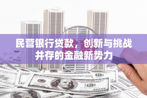 门头沟民营银行贷款，创新与挑战并存的金融新势力
