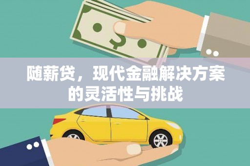 门头沟随薪贷，现代金融解决方案的灵活性与挑战