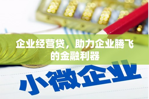 门头沟企业经营贷，助力企业腾飞的金融利器