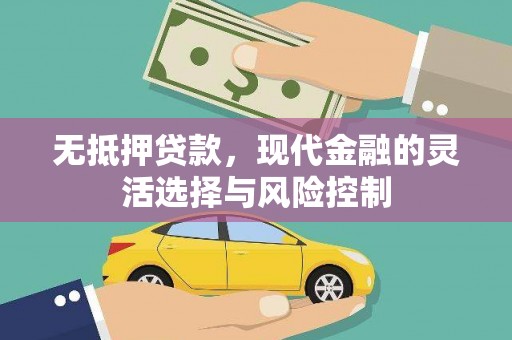 门头沟无抵押贷款，现代金融的灵活选择与风险控制