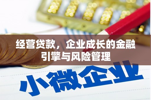 门头沟经营贷款，企业成长的金融引擎与风险管理